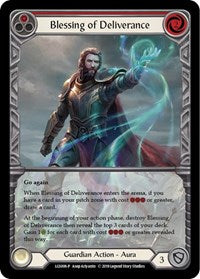 Blessing of Deliverance (Red) - LGS006 (LGS006) [Flesh and Blood Promo Cards]