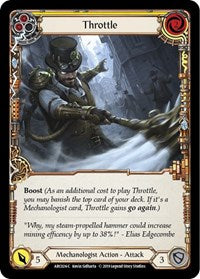Throttle (Yellow) (ARC024) [Arcane Rising (Unlimited)]