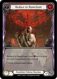 Reduce to Runechant (Red) - LGS015 (LGS015) [Flesh and Blood Promo Cards]