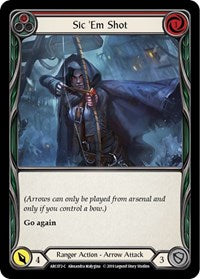 Sic 'Em Shot (Red) (ARC072) [Arcane Rising (Unlimited)]