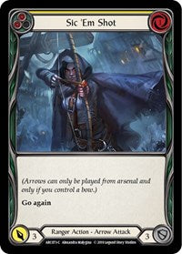 Sic 'Em Shot (Yellow) (ARC073) [Arcane Rising (Unlimited)]