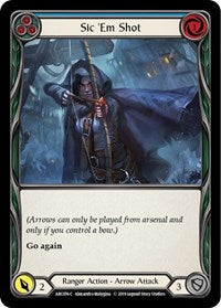 Sic 'Em Shot (Blue) (ARC074) [Arcane Rising (Unlimited)]