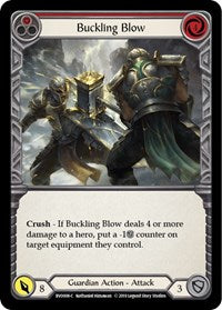 Buckling Blow (Red) (BVO008) [Hero Deck Bravo]