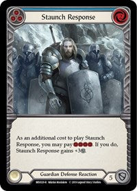 Staunch Response (Blue) (BVO020) [Hero Deck Bravo]