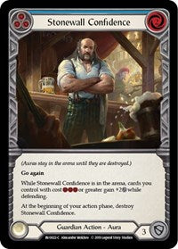 Stonewall Confidence (Blue) (BVO022) [Hero Deck Bravo]