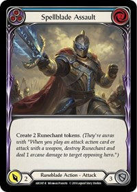 Spellblade Assault (Blue) (ARC087) [Arcane Rising (Unlimited)]