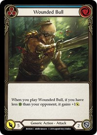 Wounded Bull (Blue) (BVO026) [Hero Deck Bravo]