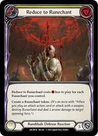 Reduce to Runechant (Yellow) (ARC089) [Arcane Rising (Unlimited)]