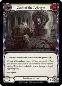 Oath of the Arknight (Yellow) (ARC092) [Arcane Rising (Unlimited)]