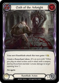 Oath of the Arknight (Blue) (ARC093) [Arcane Rising (Unlimited)]