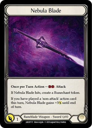 Nebula Blade // Viserai, Rune Blood (ARC077 // ARC075) [Arcane Rising (Unlimited)]