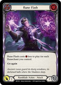 Rune Flash (Blue) (ARC102) [Arcane Rising (Unlimited)]