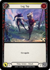 Leg Tap (Yellow) (KSU018) [Hero Deck Katsu]