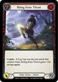 Rising Knee Thrust (Red) (KSU014) [Hero Deck Katsu]