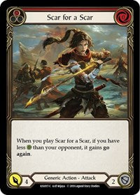 Scar for a Scar (Red) (KSU017) [Hero Deck Katsu]