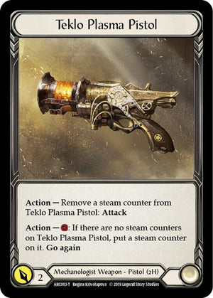 Teklo Plasma Pistol // Viserai, Rune Blood (ARC003 // ARC075) [Arcane Rising (Unlimited)]