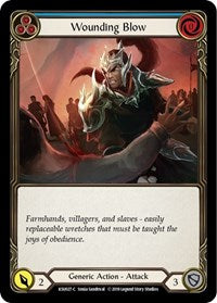Wounding Blow (Blue) (KSU027) [Hero Deck Katsu]