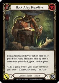 Back Alley Breakline (Yellow) (ARC177) [Arcane Rising]