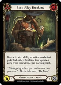 Back Alley Breakline (Blue) (ARC178) [Arcane Rising (Unlimited)]
