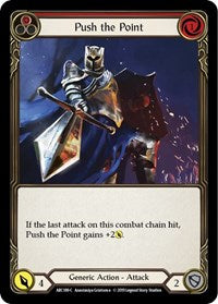 Push the Point (Red) (ARC188) [Arcane Rising (Unlimited)]