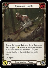 Ravenous Rabble (Red) (ARC191) [Arcane Rising (Unlimited)]