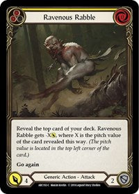 Ravenous Rabble (Yellow) (ARC192) [Arcane Rising (Unlimited)]