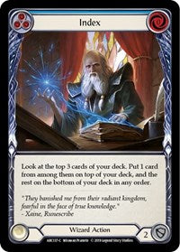 Index (Blue) (ARC137) [Arcane Rising (Unlimited)]