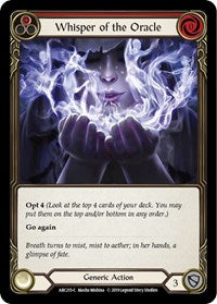 Whisper of the Oracle (Red) (ARC215) [Arcane Rising (Unlimited)]