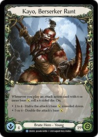 Kayo, Berserker Runt (CRU002) [Crucible of War (Unlimited)]