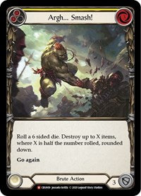 Argh... Smash! (CRU009) [Crucible of War (Unlimited)]