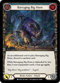 Barraging Big Horn (Blue) (CRU012) [Crucible of War (Unlimited)]