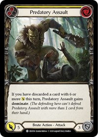 Predatory Assault (Yellow) (CRU014) [Crucible of War]