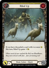 Riled Up (Yellow) (CRU017) [Crucible of War]