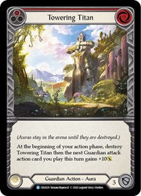 Towering Titan (Red) (CRU029) [Crucible of War (Unlimited)]