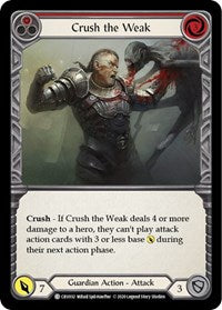 Crush the Weak (Red) (CRU032) [Crucible of War (Unlimited)]