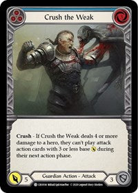 Crush the Weak (Blue) (CRU034) [Crucible of War]