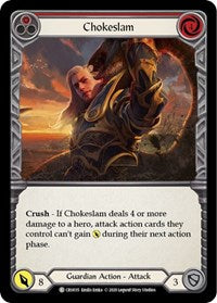 Chokeslam (Red) (CRU035) [Crucible of War (Unlimited)]