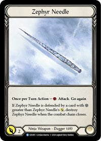 Zephyr Needle (CRU051) [Crucible of War (Unlimited)]