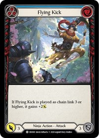 Flying Kick (Blue) (CRU065) [Crucible of War (Unlimited)]
