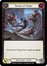 Torrent of Tempo (Yellow) (CRU070) [Crucible of War (Unlimited)]