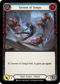 Torrent of Tempo (Blue) (CRU071) [Crucible of War (Unlimited)]