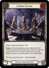 Unified Decree (CRU083) [Crucible of War (Unlimited)]