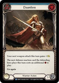 Dauntless (Blue) (CRU087) [Crucible of War (Unlimited)]