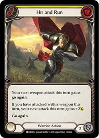 Hit and Run (Yellow) (CRU092) [Crucible of War]