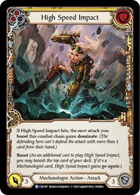 High Speed Impact (Yellow) (CRU107) [Crucible of War (Unlimited)]