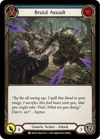 Brutal Assault (Blue) (CRU194) [Crucible of War (Unlimited)]