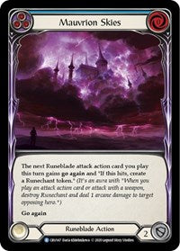 Mauvrion Skies (Blue) (CRU147) [Crucible of War]