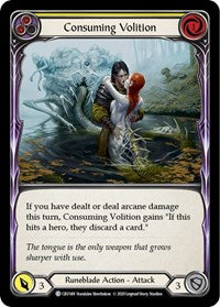 Consuming Volition (Yellow) (CRU149) [Crucible of War (Unlimited)]