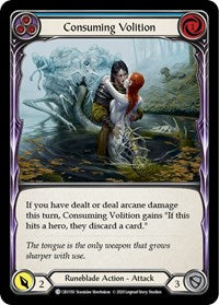 Consuming Volition (Blue) (CRU150) [Crucible of War]