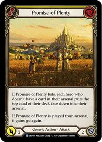 Promise of Plenty (Yellow) (CRU184) [Crucible of War (Unlimited)]